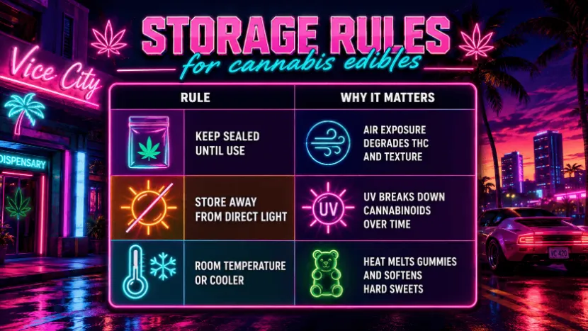 Storage: Store Properly