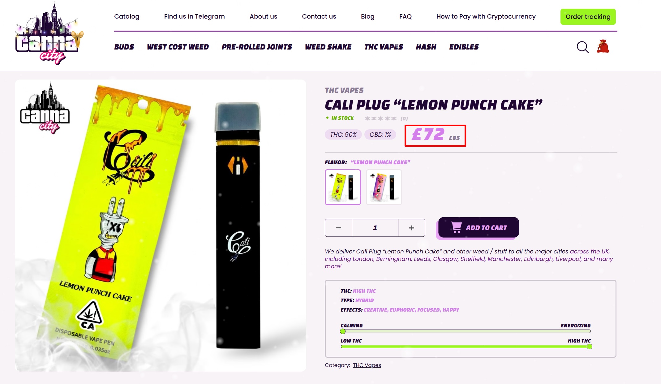 buy THC Vape Canna City UK