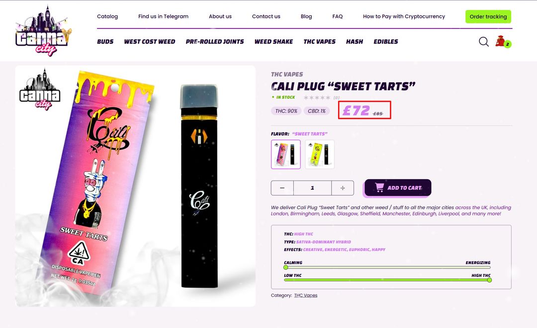 buy THC Vape Canna City UK