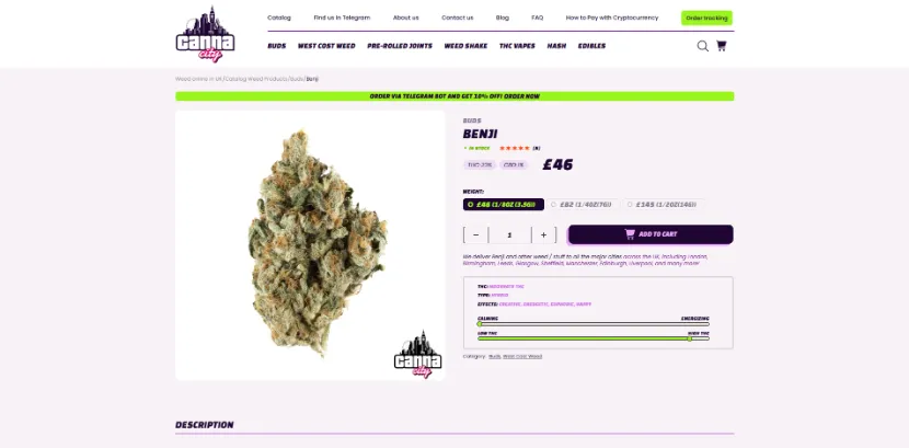 Order weed online England weed shop Canna