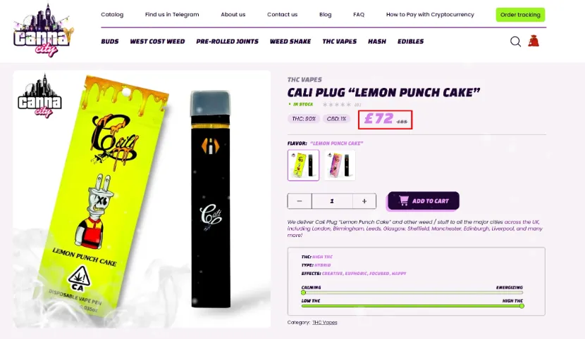 buy THC Vape Canna City UK