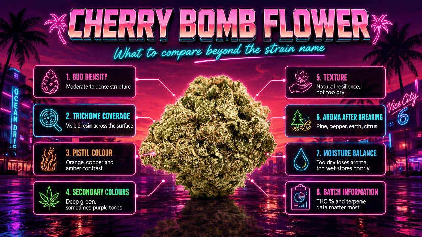 Identifying Key Traits in Cherry Bomb Flowers