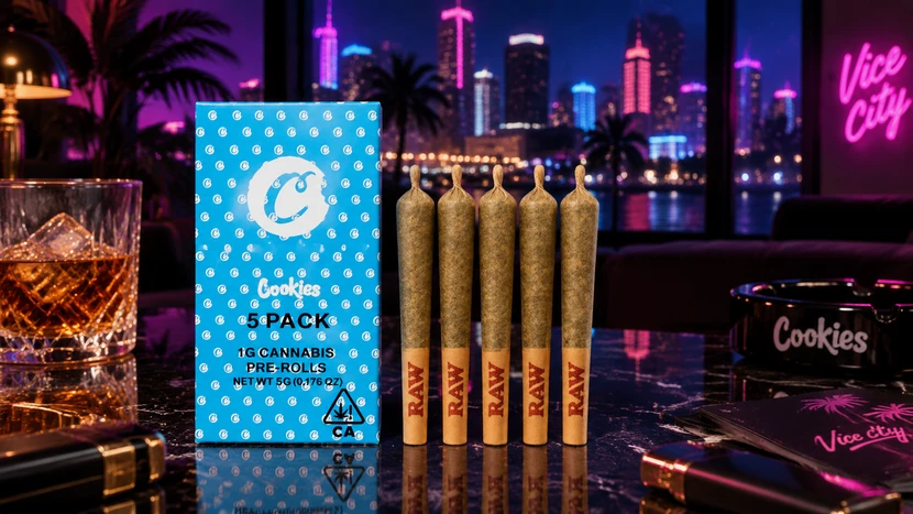 buy Cookies 5G Pre Rolls at Weed shop Canna City UK