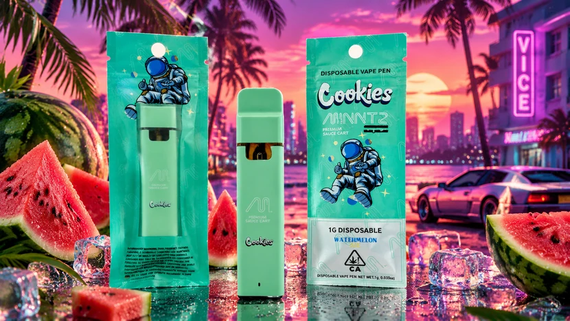 High THC vape Cookies “Watermelon” buy online at weed shop Canna City