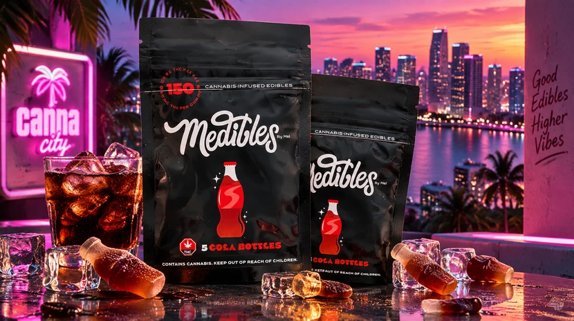 Buy Weed Gummies Meditles Coca-cola online at best weed shop Canna City