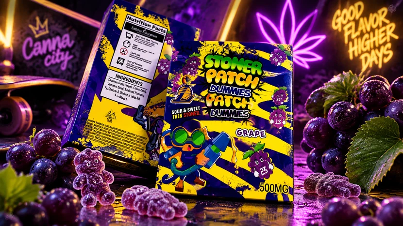 buy weed edible Stoner Patch Grape at Weed shop Canna City UK