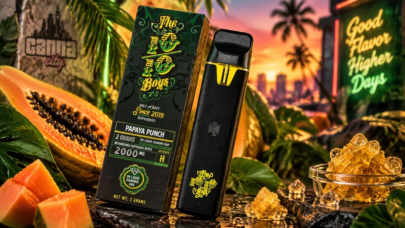 buy weed vape The 10/10 Boys “Papaya Punch” (2G) at Weed shop Canna City UK