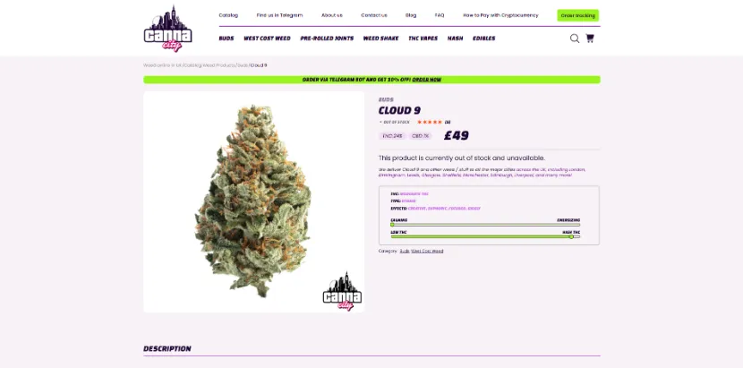 decent thc flowers buy online