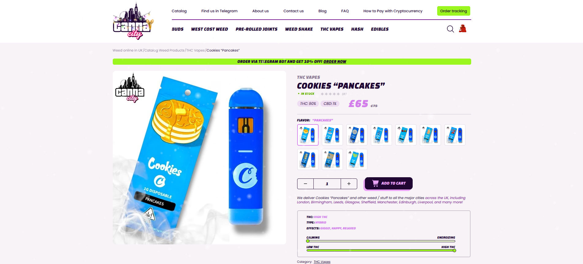 buy THC Vaporisers Canna City UK Scotland