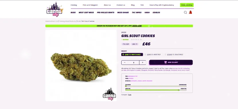 buy buds online at a low price Canna City UK