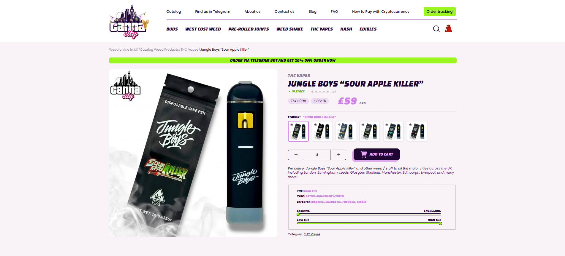buy THC Vaporisers Canna City UK