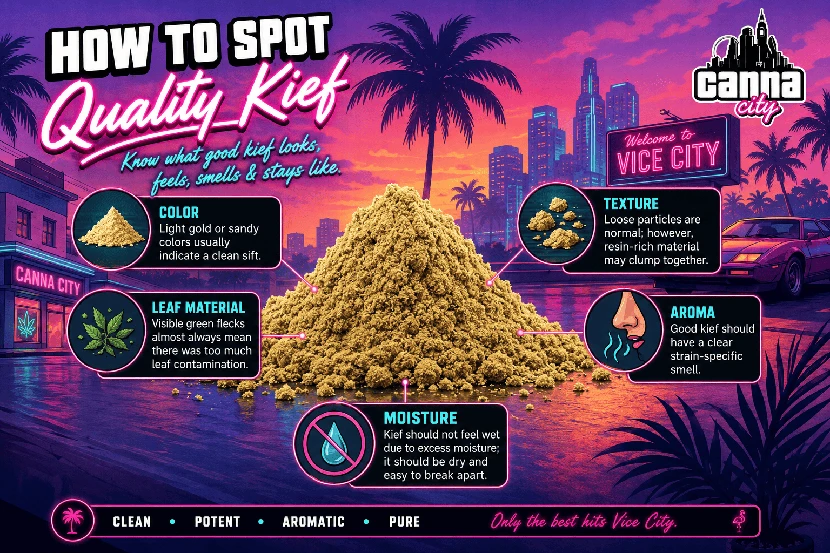 Buy weed Kief online in UK at Canna City
