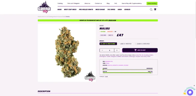 buy best weed Edinburgh weed shop Canna City