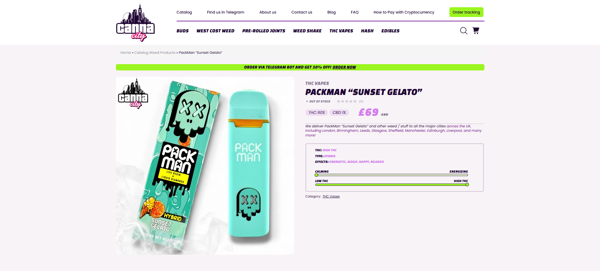 Buy vape online delivery Scotland Canna City