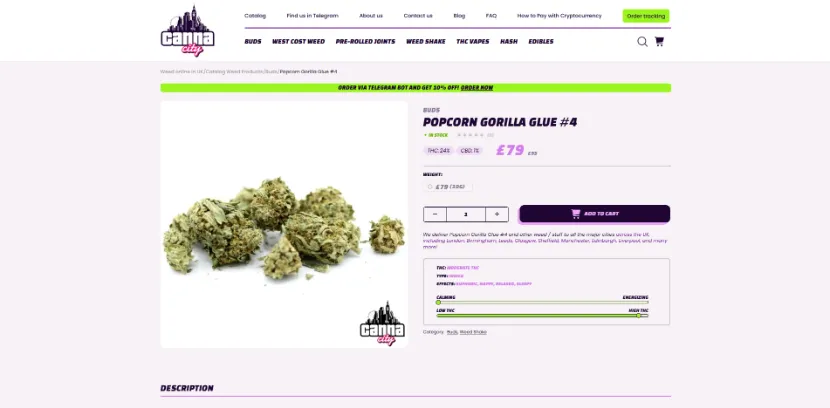 buy OG Kush uk weed shop Canna City