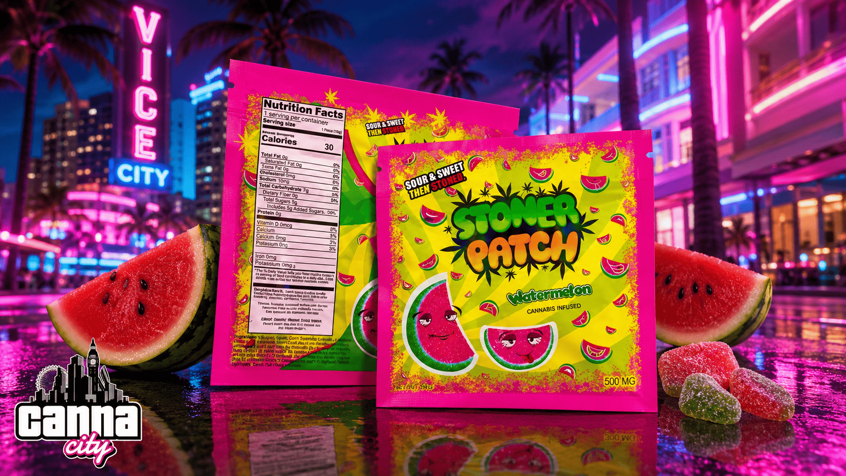 Cannabis infused gummies online at Canna City