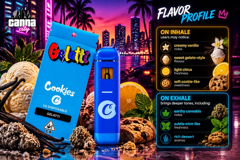 Cookies Gelatti Flavor and Aroma