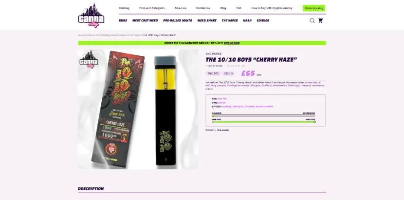 decent THC Vape online in UK