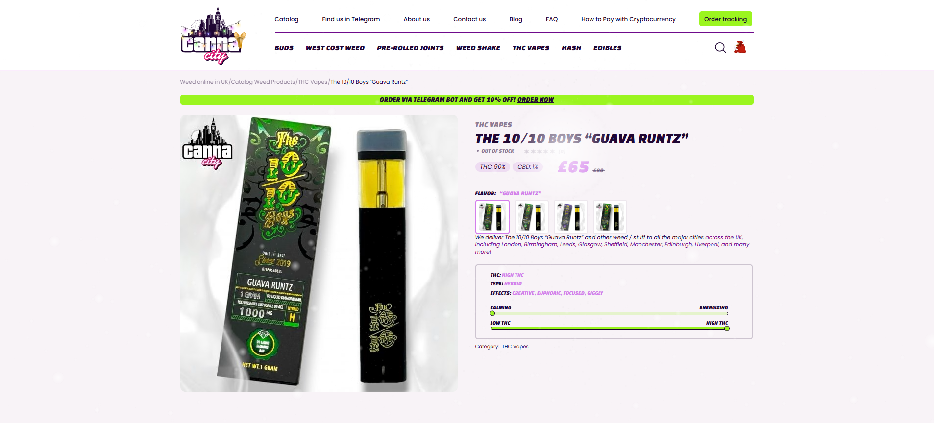 buy The 10/10 Boys Vaporisers Canna City UK