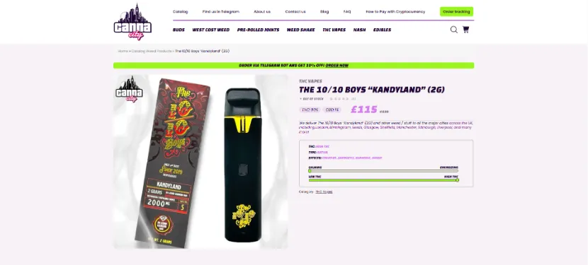 buy weed vape online with crypto at a low price
