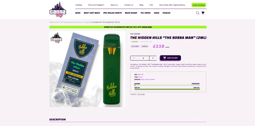 buy thc vape bars online weed shop Canna City