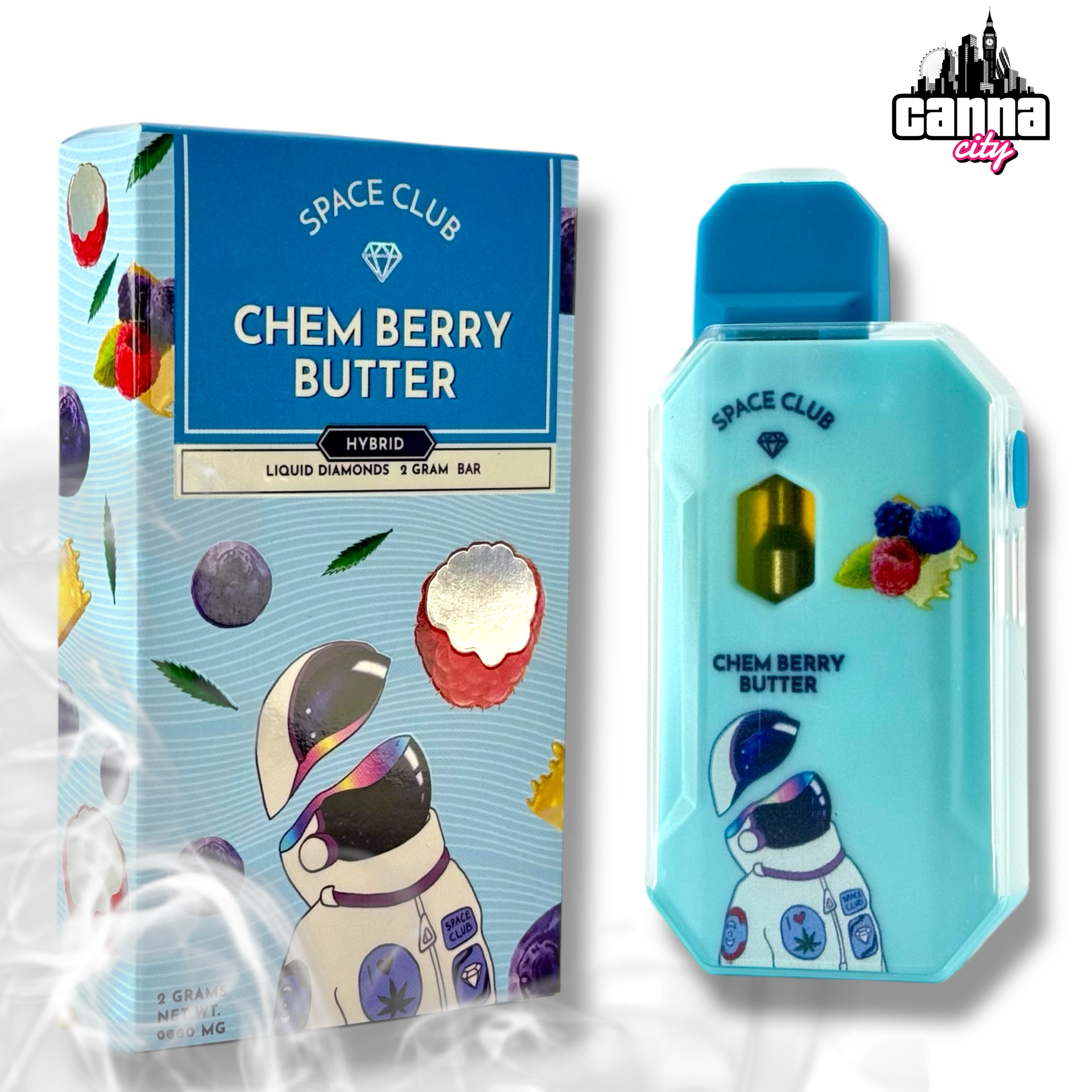 Buy THC Vapes Space Club "Chem Berry Butter"