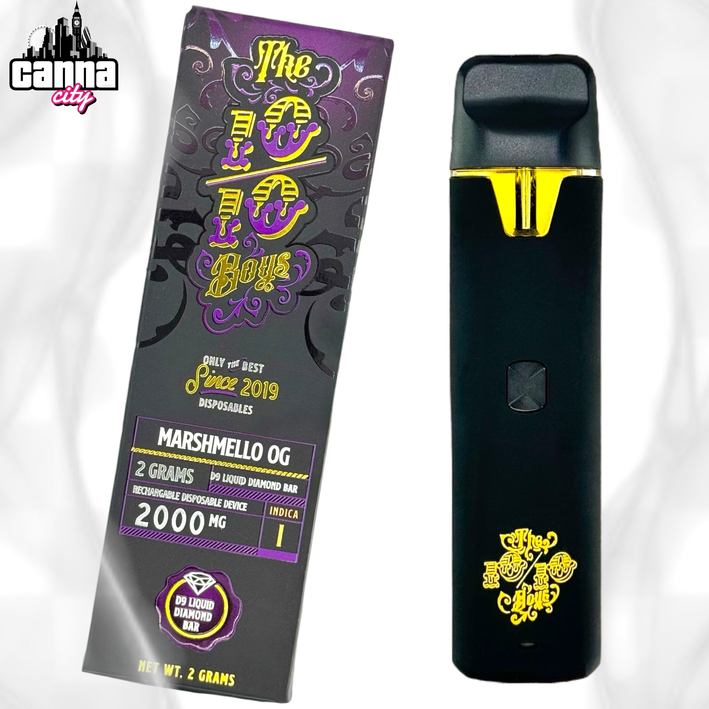 Buy THC Vapes The 10/10 Boys "Marshmello OG" (2G)