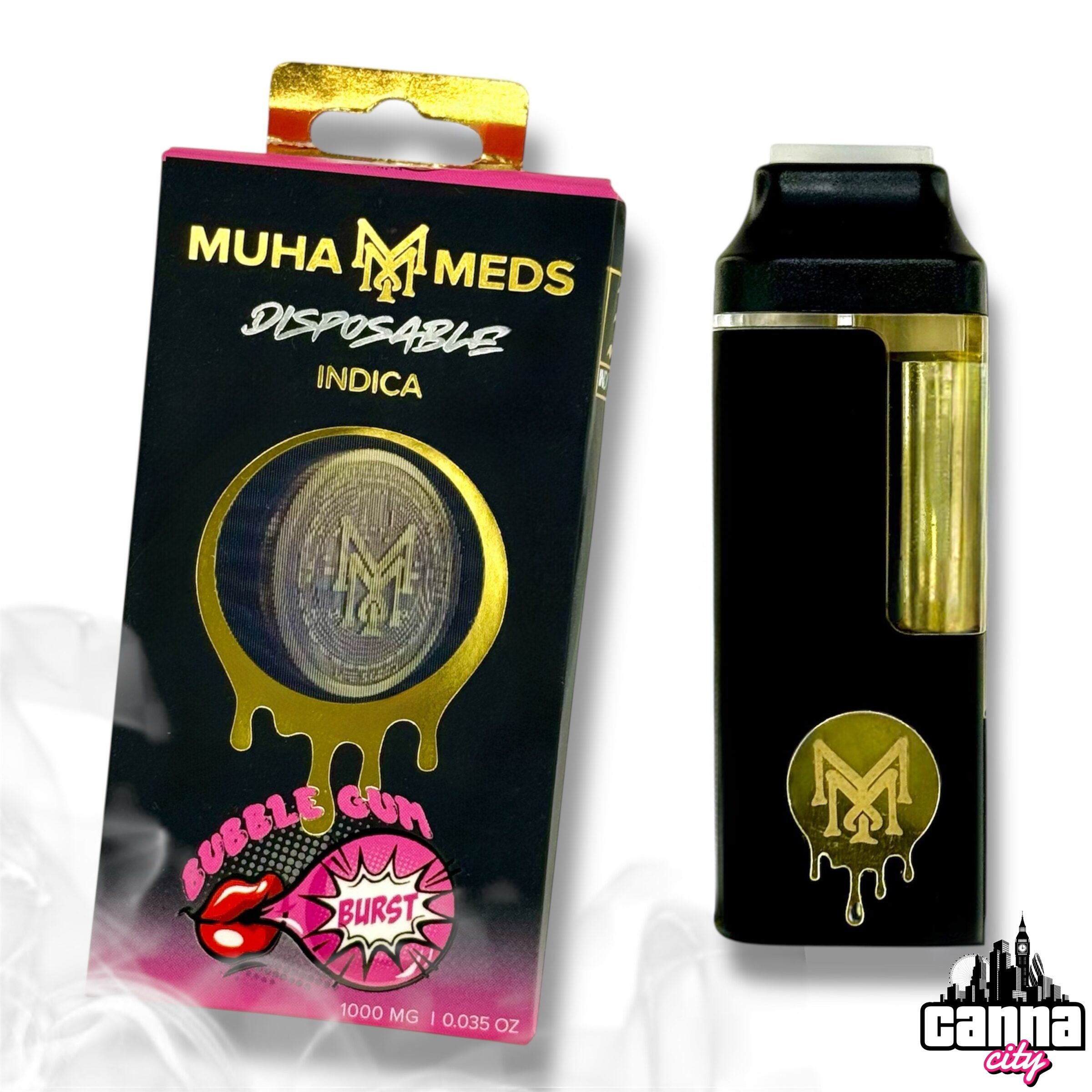Buy THC Vapes Muha Meds "Bubble Gum"