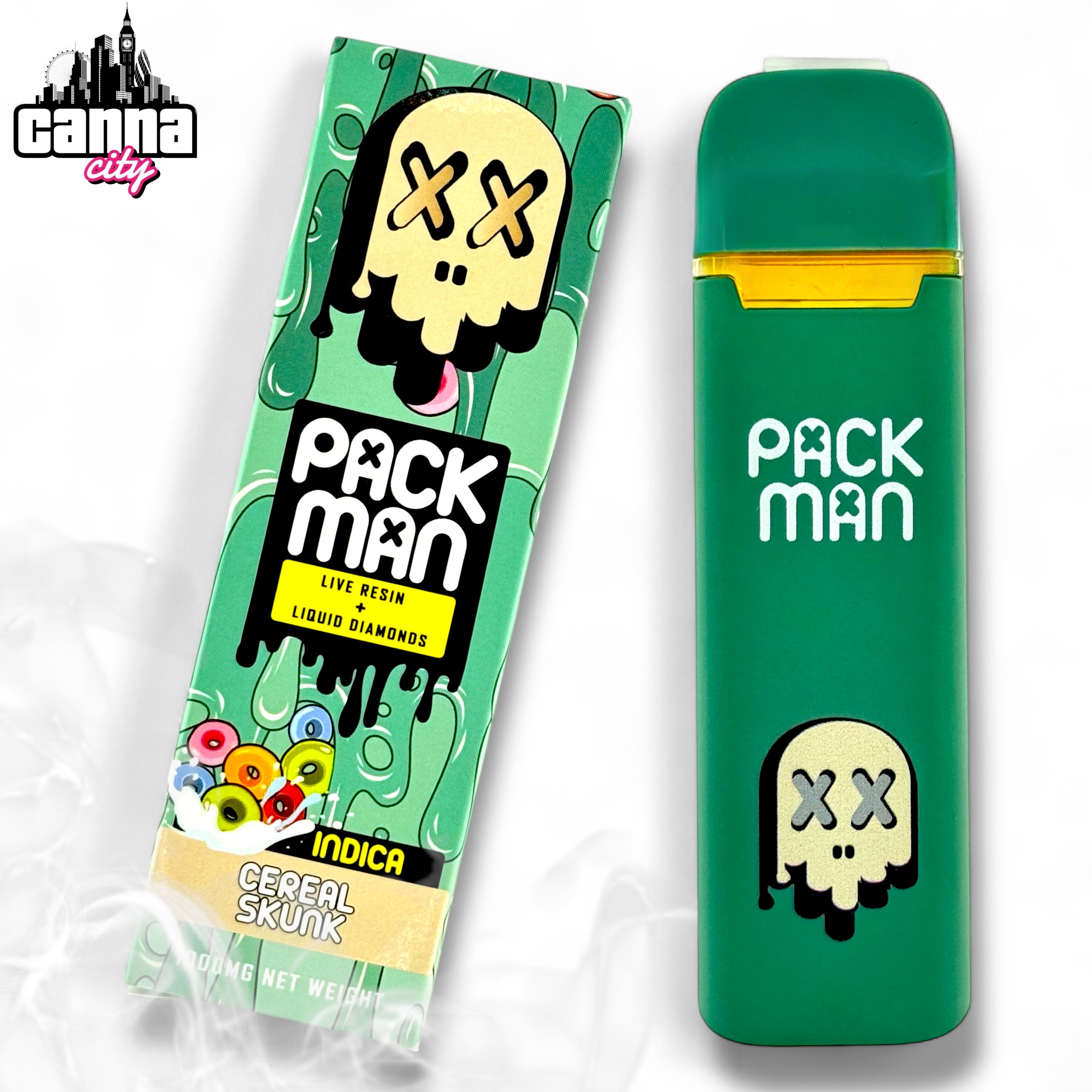 Buy THC Vapes PackMan "Cereal Skunk"