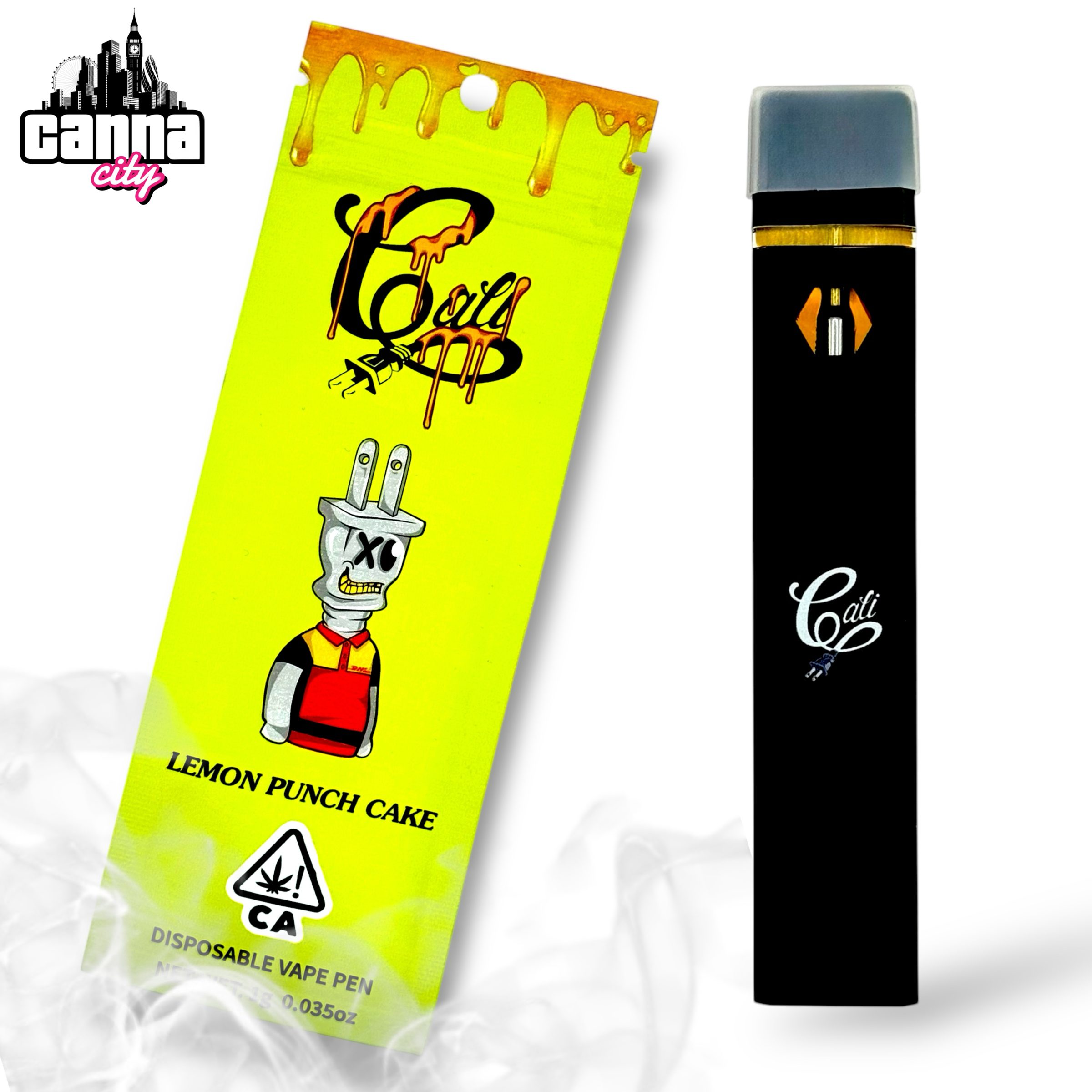 Buy THC Vapes Cali Plug "Lemon Punch Cake"