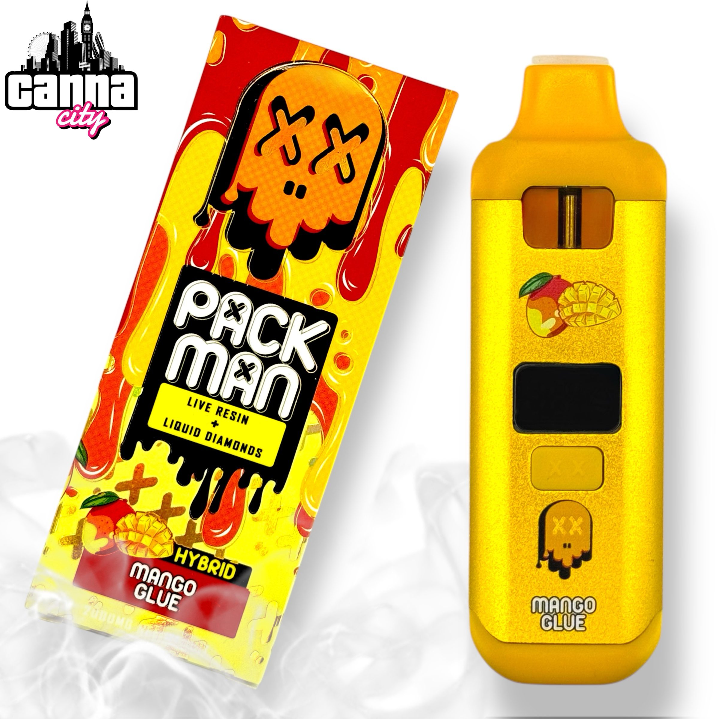 Buy THC Vapes Packman "Mango Glue" (2G)