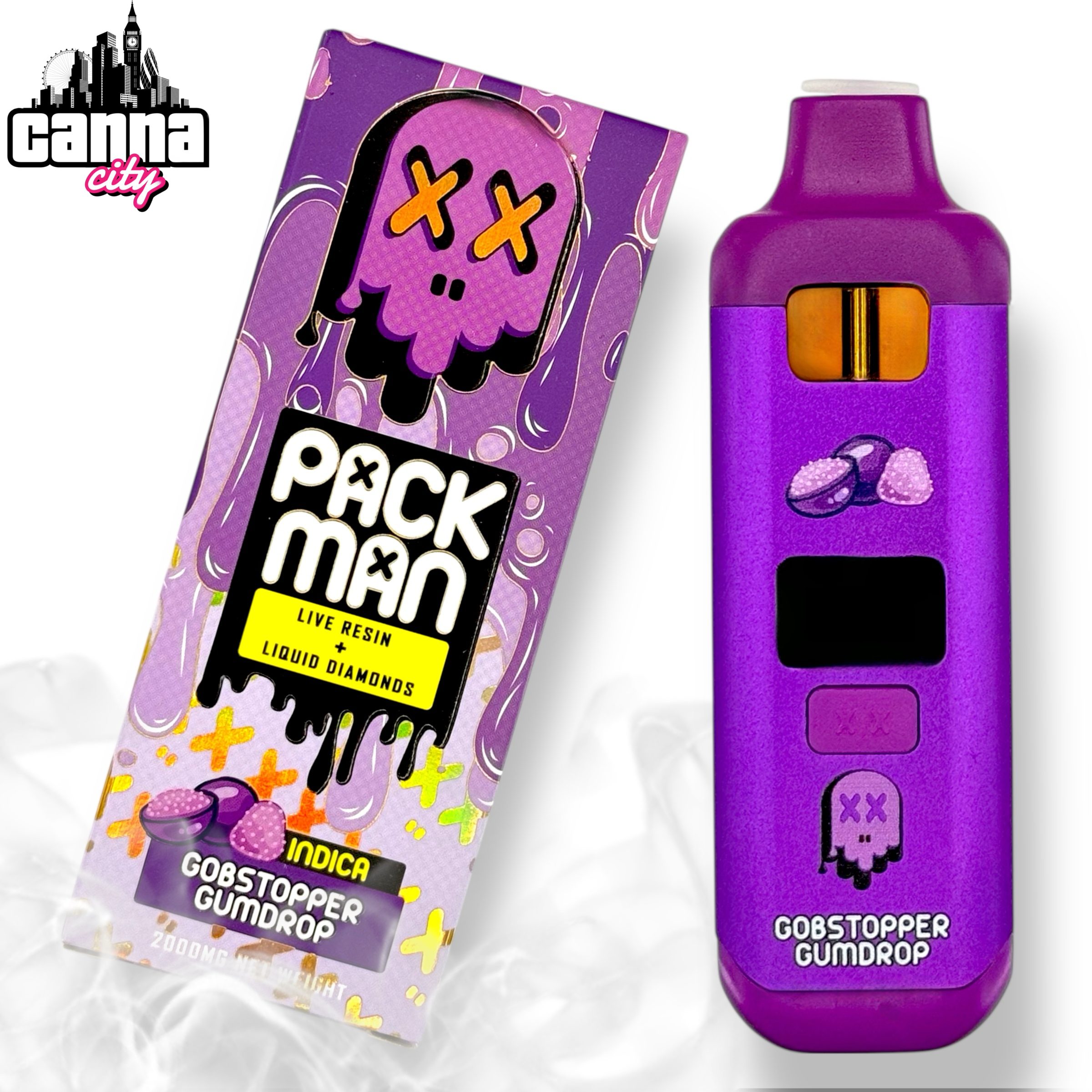 Buy THC Vapes Packman "Gobstopper Gumdrop" (2G)