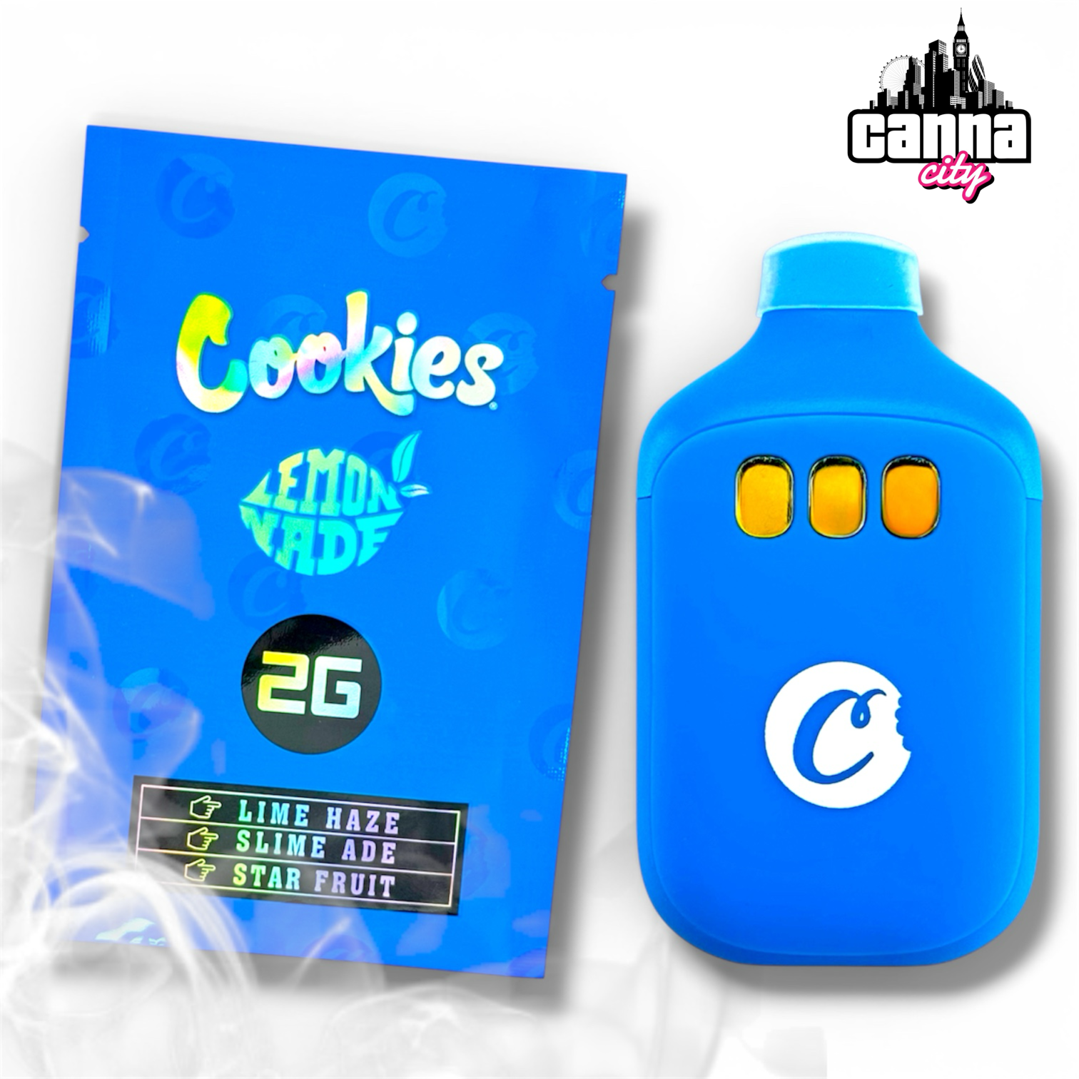 Buy THC Vapes Lime Haze x Slime Ade x Star Fruit (2G)