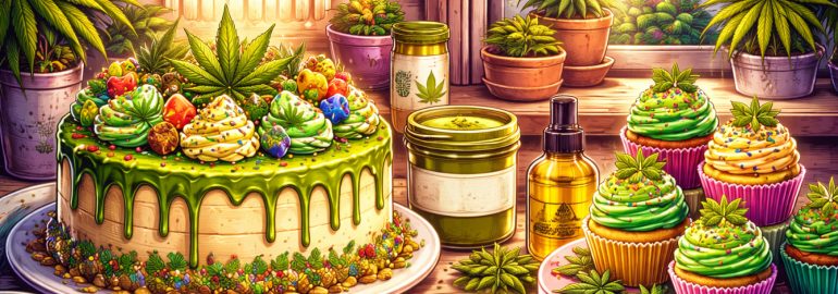 buy weed edibles with cake at Weed shop Canna City UK with delivery