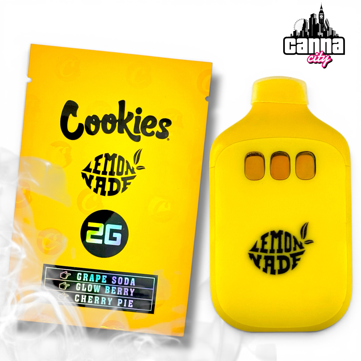 Buy THC Vapes Grape Soda x Glow Berry x Cherry Pie (2G)