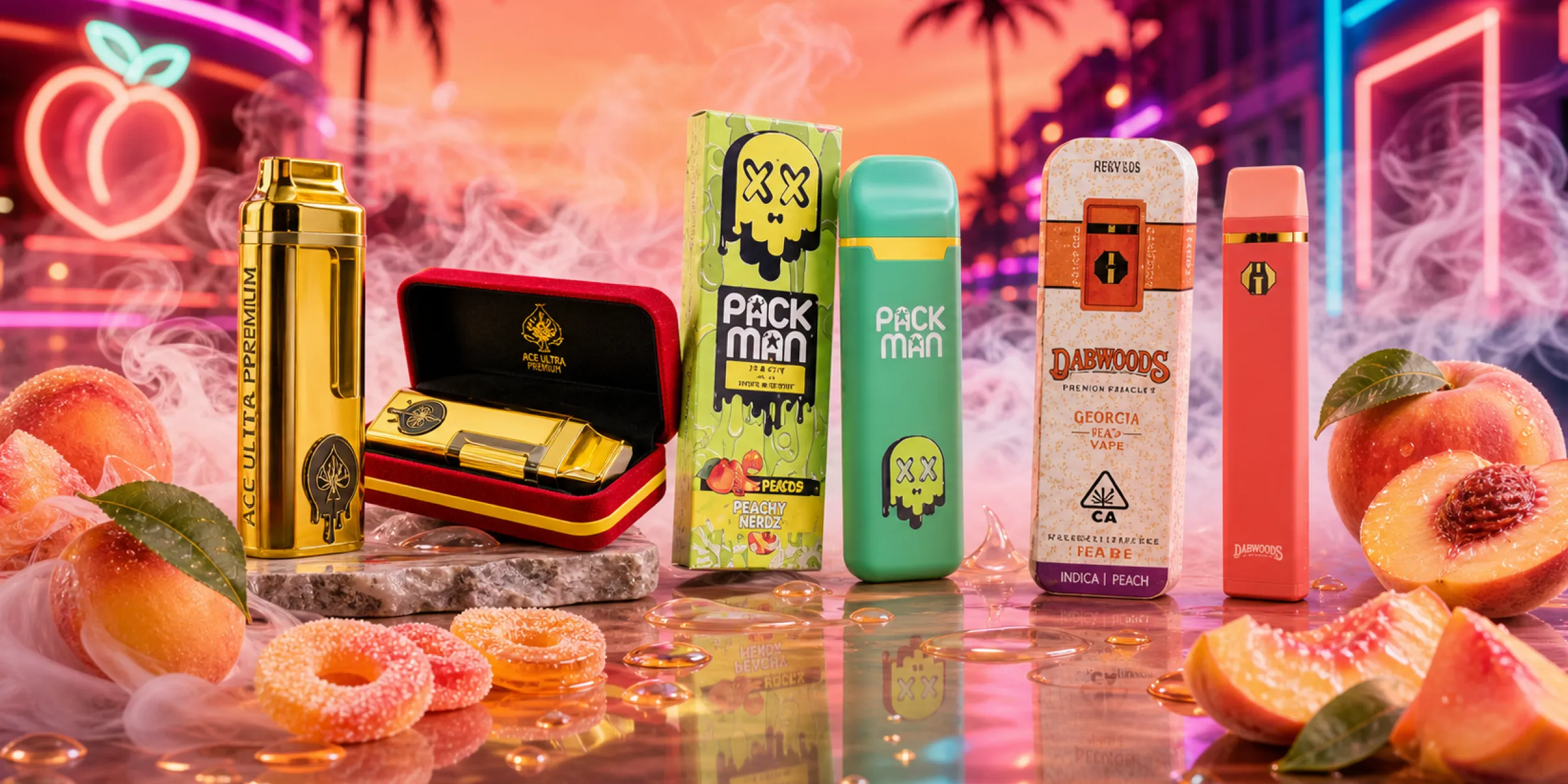 Buy thc vape Peach with delivery UK