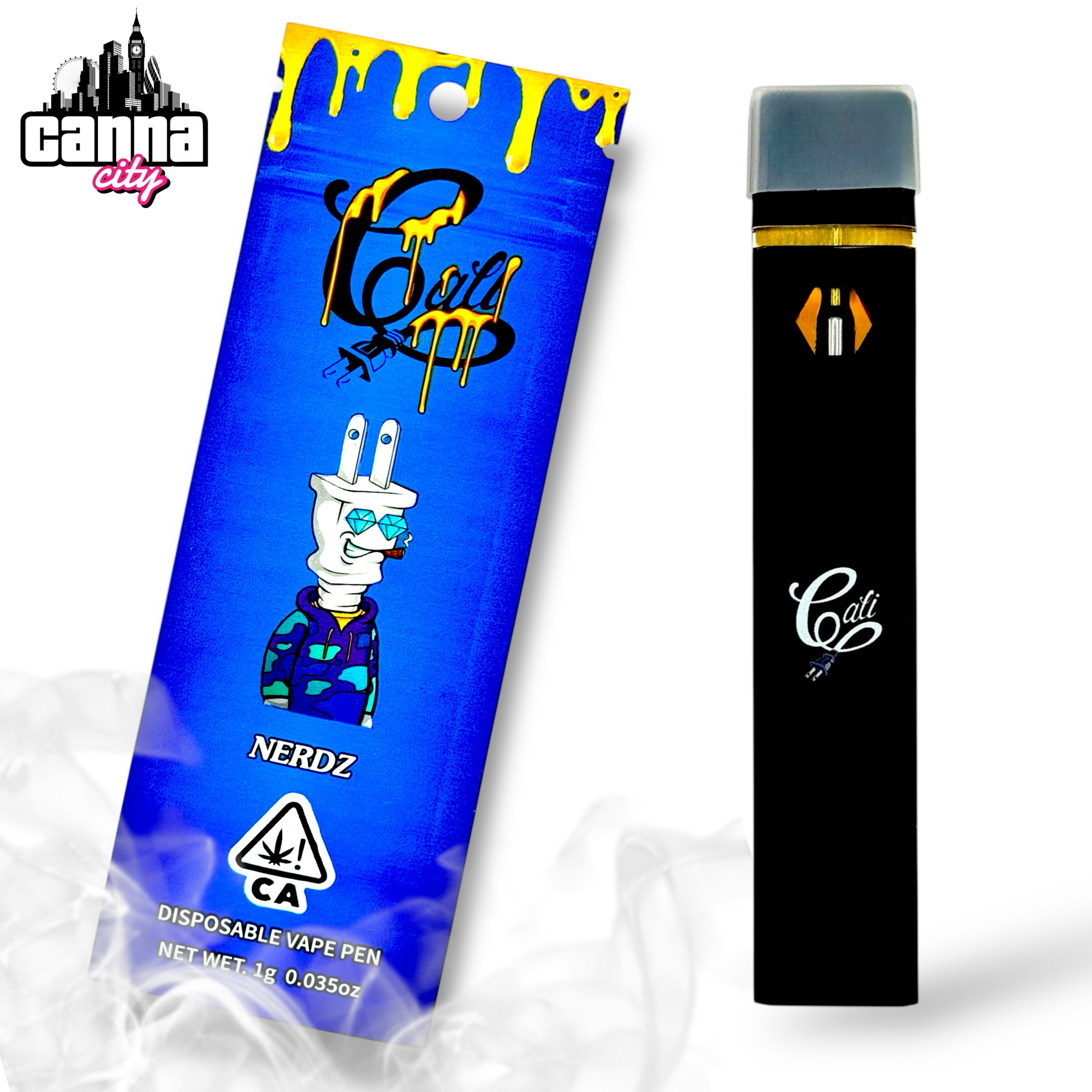 Buy THC Vapes UK Cali Plug "Nerdz"
