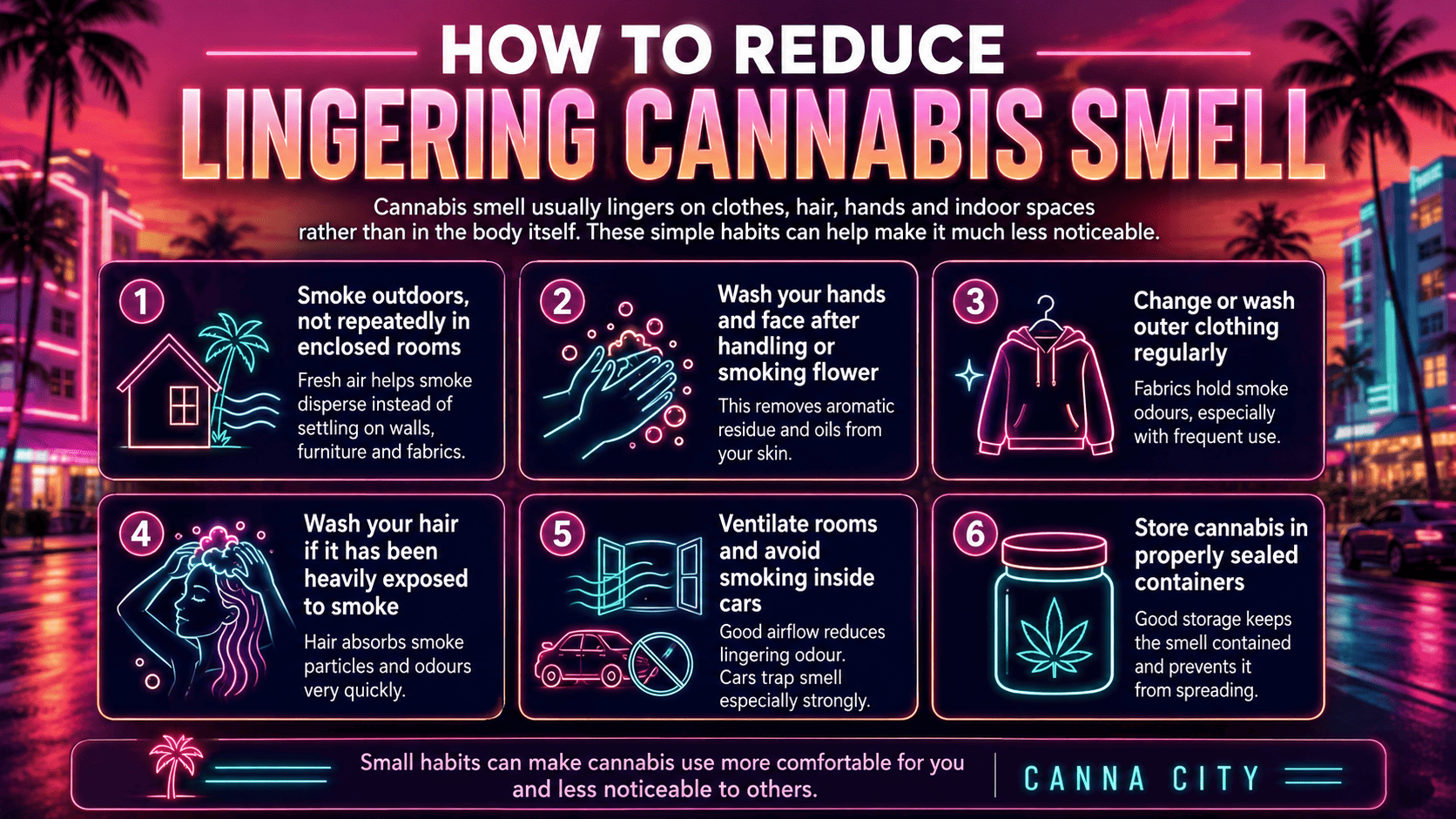 Methods to Minimize Environmental Cannabis Odor
